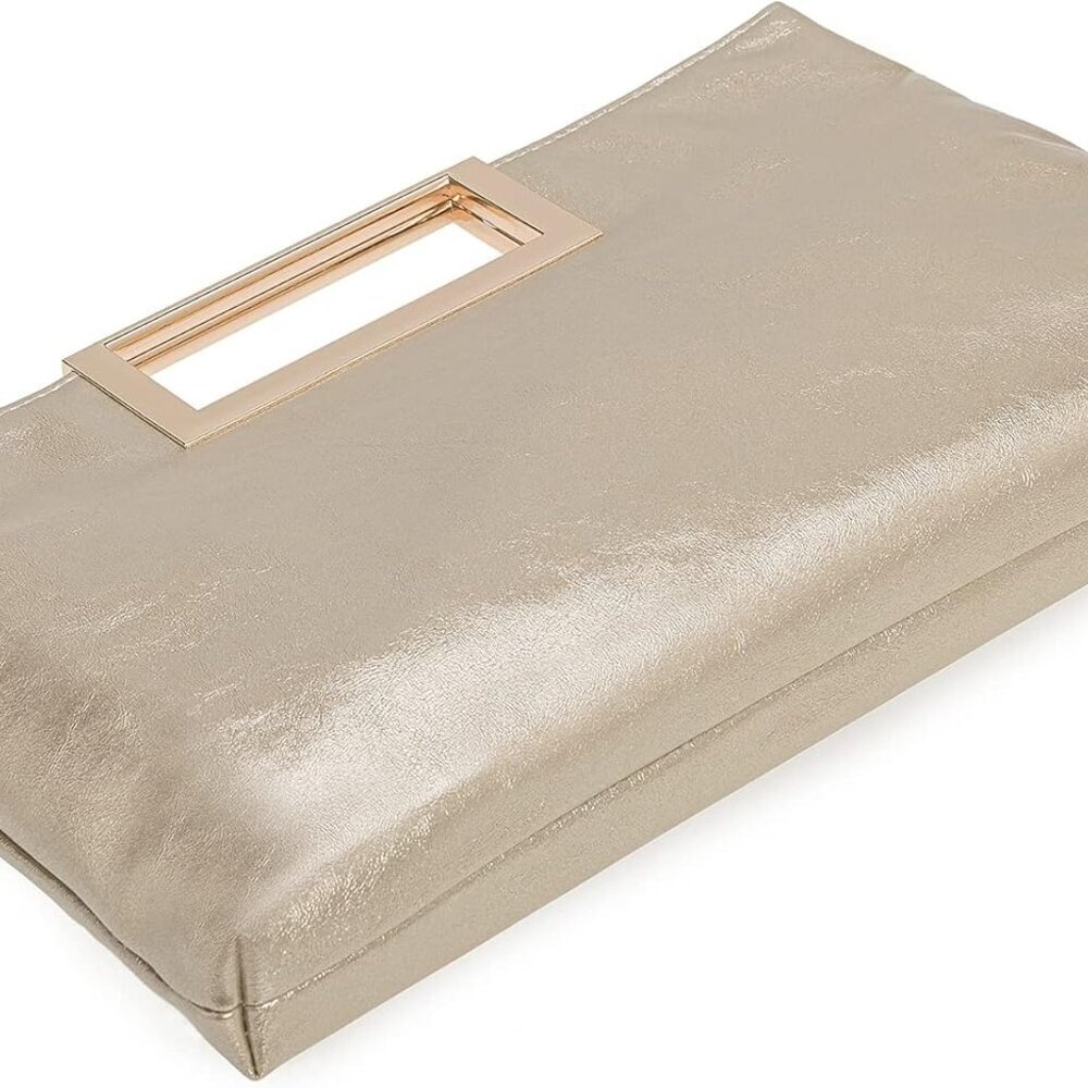 PU Leather Clutch Bag Women Convertible Purse for Formal Events Casual Parties - Picture 5 of 7